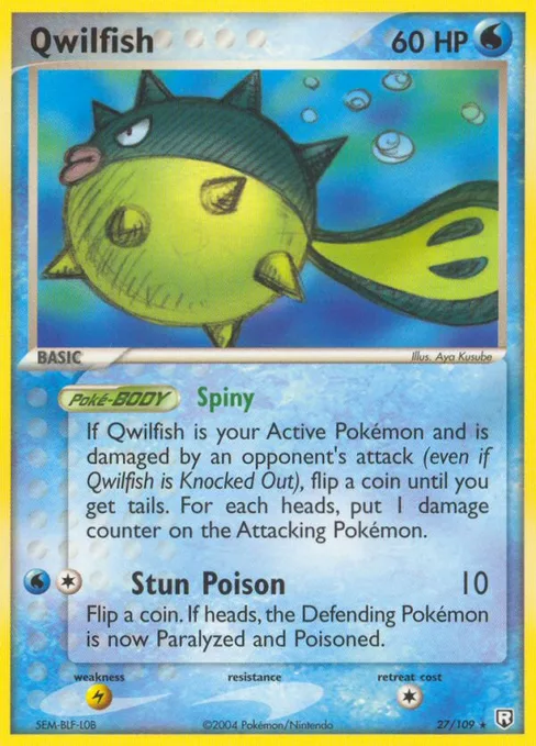 Qwilfish, Team Rocket Returns #27