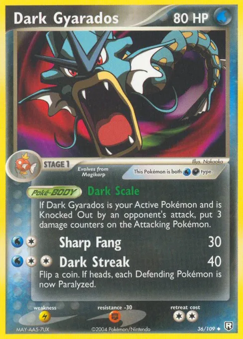 Dark Gyarados, Team Rocket Returns #36