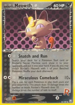 Rocket's Meowth, Normal