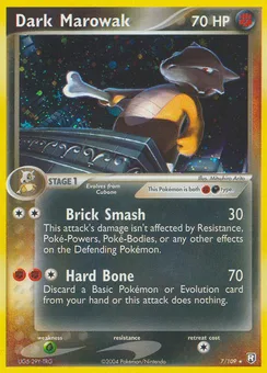 Dark Marowak, Holofoil