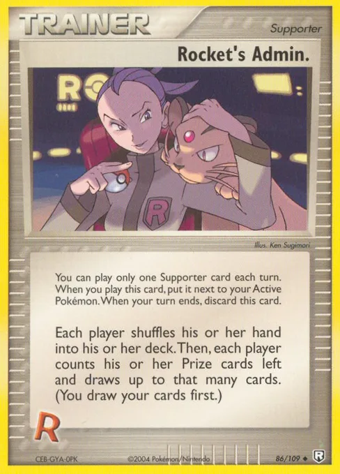 Rocket's Admin., Team Rocket Returns #86