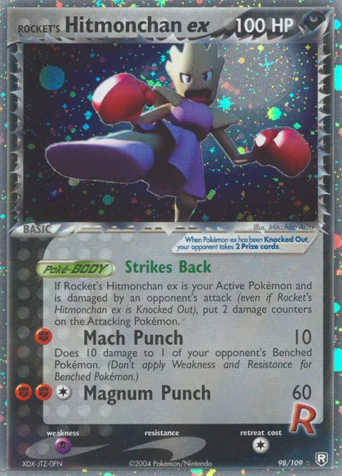 Rocket's Hitmonchan ex, Team Rocket Returns #98