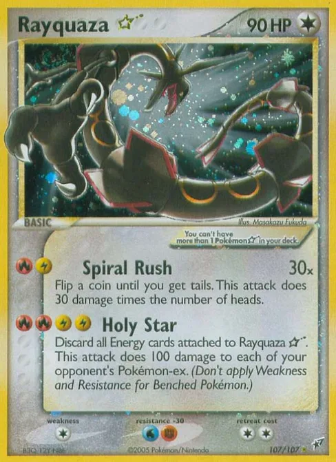 Rayquaza ★, Deoxys #107