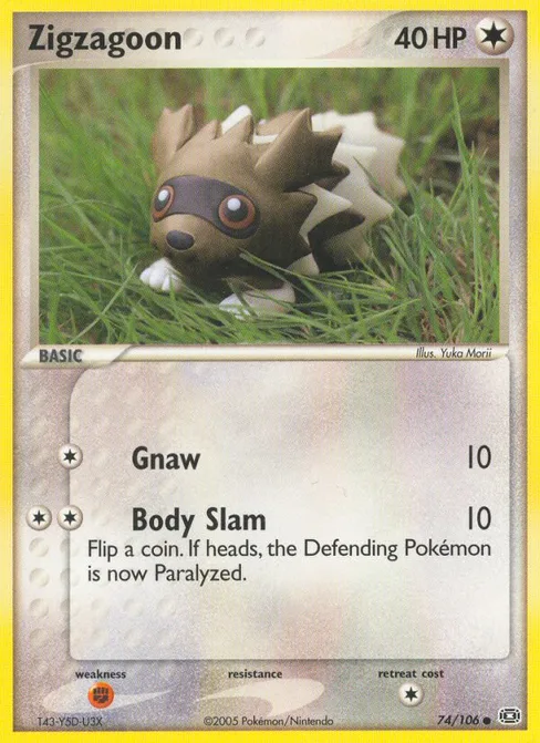 Zigzagoon, Emerald #74