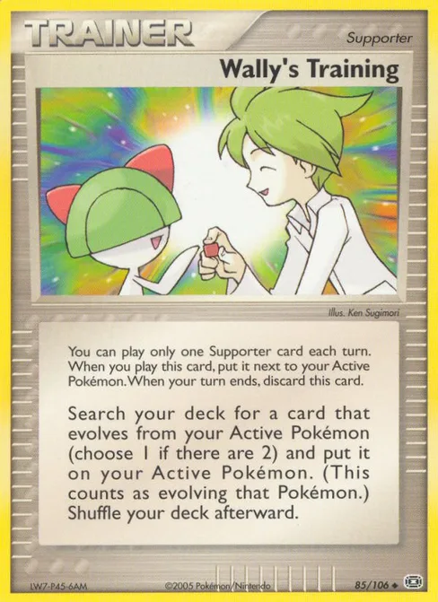 Wally's Training, Emerald #85