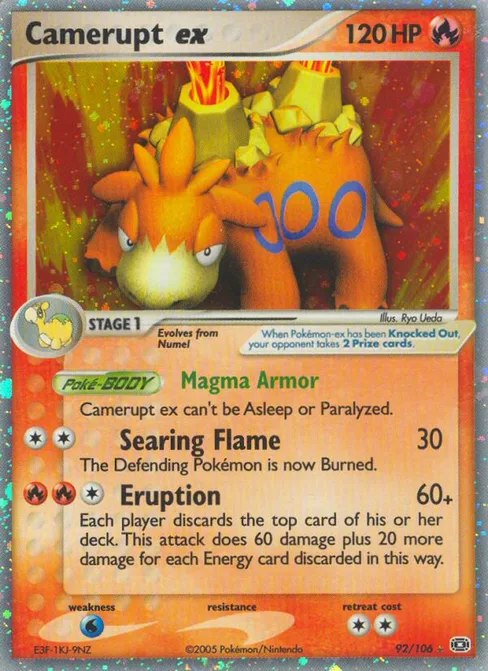 Camerupt ex, Emerald #92