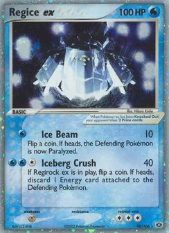 Regice ex, Normal