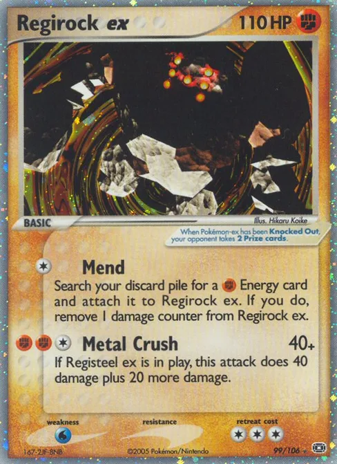 Regirock ex, Emerald #99