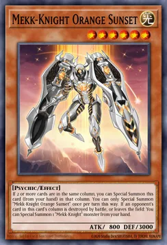 Mekk-Knight Orange Sunset