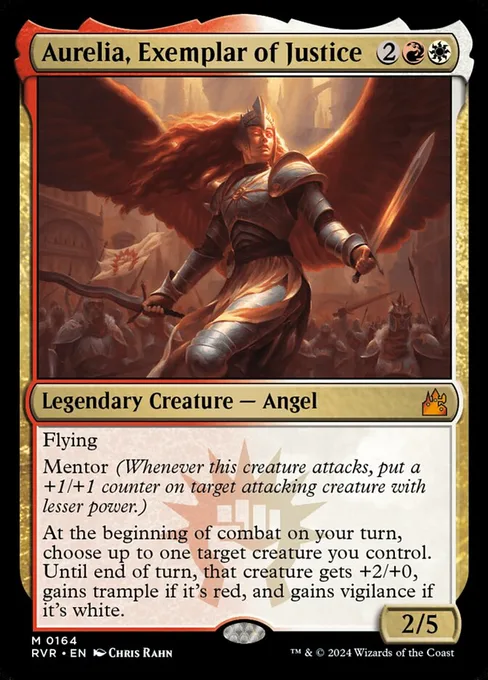 Aurelia, Exemplar of Justice, Ravnica Remastered #164