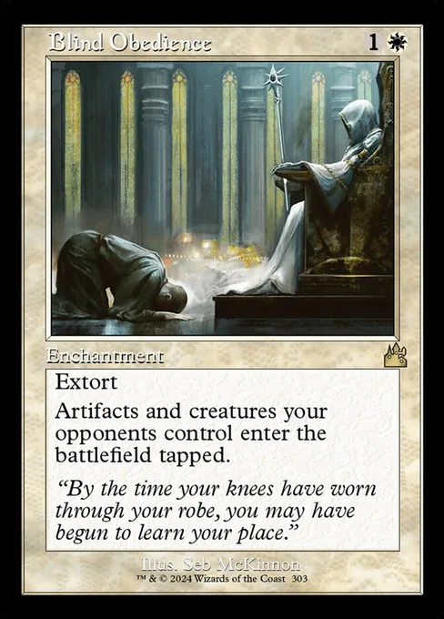 Blind Obedience, Ravnica Remastered #303