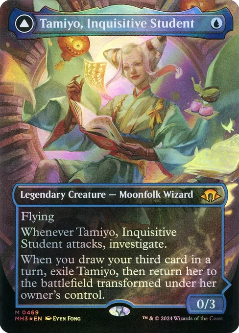 Tamiyo, Inquisitive Student // Tamiyo, Seasoned Scholar, Modern Horizons 3 #469