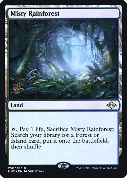 Misty Rainforest, Modern Horizons 2 Promos #250s