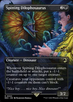 Spitting Dilophosaurus, Normal