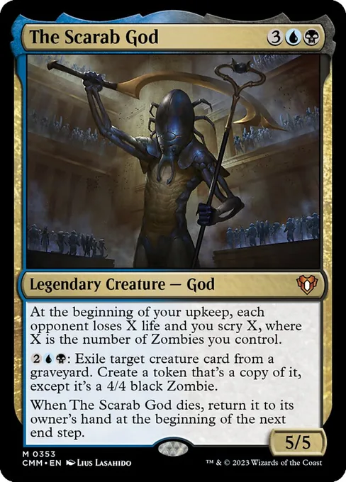 The Scarab God, Commander Masters #353