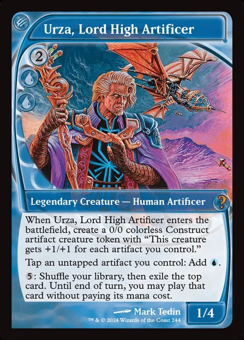 Urza, Lord High Artificer, Mystery Booster 2 #244