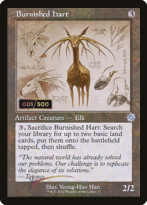 Burnished Hart, The Brothers' War Retro Artifacts #71z