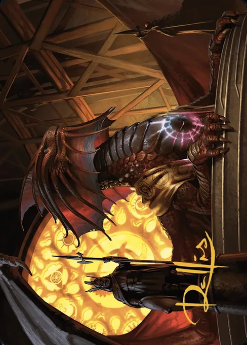 Niv-Mizzet, Guildpact // Niv-Mizzet, Guildpact, Murders at Karlov Manor Art Series #21