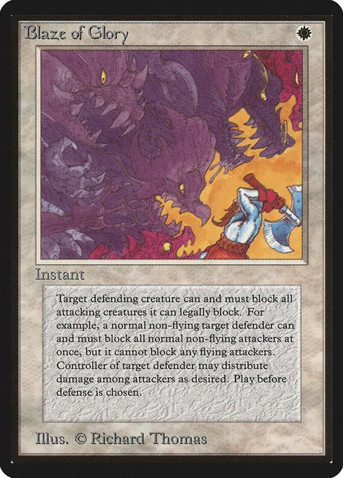 Blaze of Glory, Limited Edition Beta #6