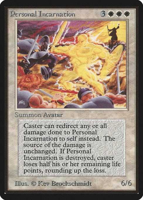 Personal Incarnation, Limited Edition Beta #32
