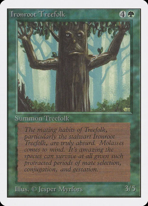 Ironroot Treefolk, Unlimited Edition #204