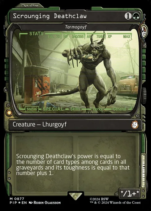 Tarmogoyf, Fallout #877