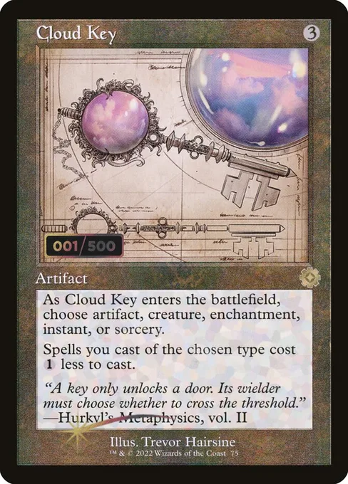 Cloud Key, The Brothers' War Retro Artifacts #75z