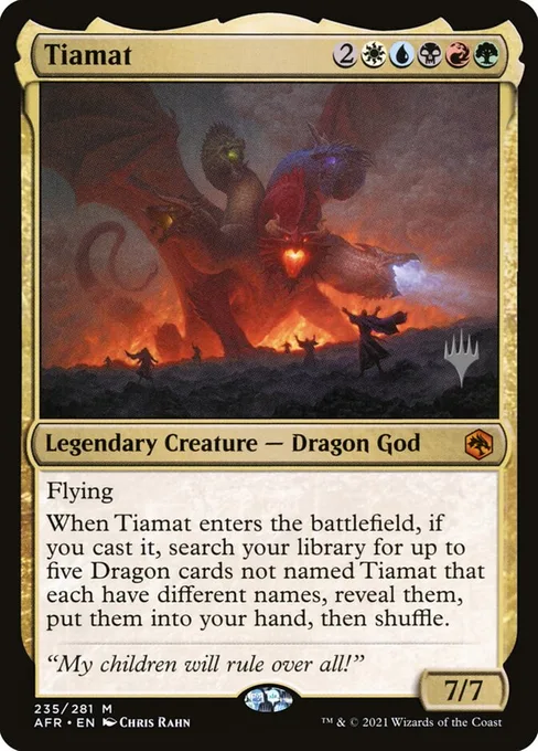 Tiamat, Adventures in the Forgotten Realms Promos #235p