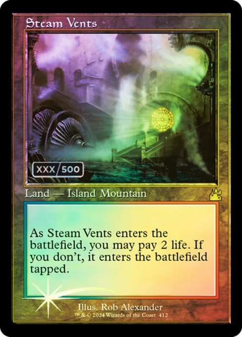Steam Vents, Ravnica Remastered #412z