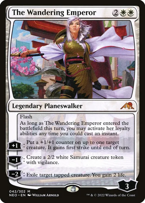 The Wandering Emperor, Kamigawa: Neon Dynasty #42
