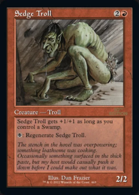 Sedge Troll, 30th Anniversary Edition #465