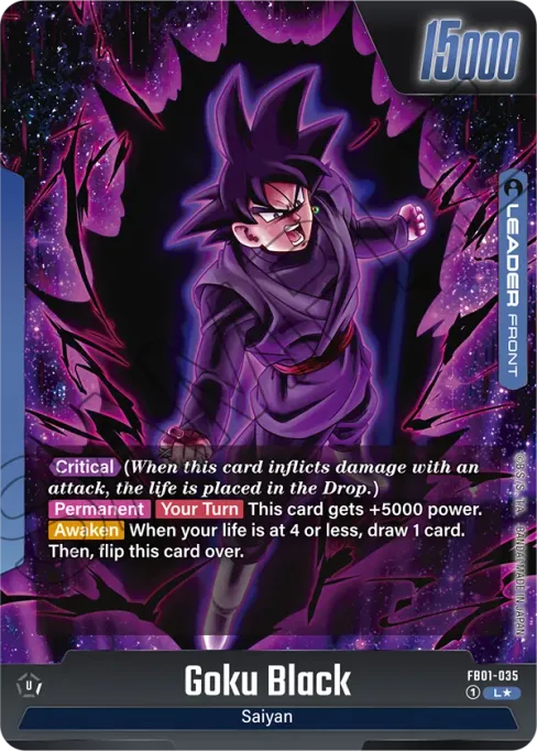 Goku Black, Awakened Pulse #FB01-035_p1