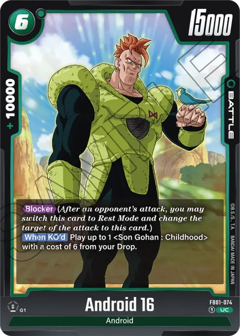 Android 16, Awakened Pulse #FB01-074