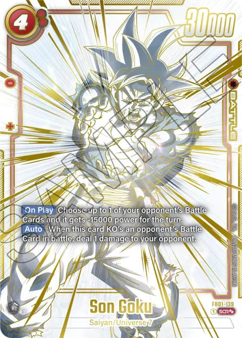 Son Goku, Awakened Pulse #FB01-139_p2