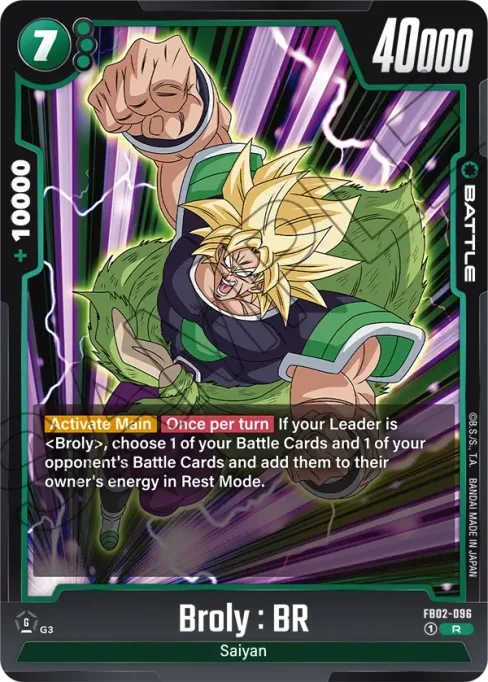 Broly : BR, Blazing Aura #FB02-096