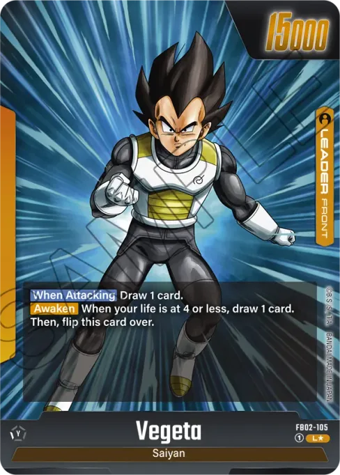 Vegeta, Blazing Aura #FB02-105_p1