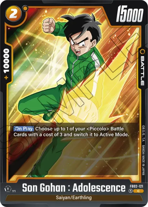 Son Gohan : Adolescence, Blazing Aura #FB02-121