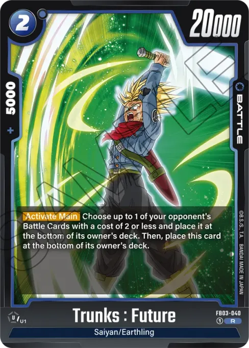 Trunks : Future, Raging Roar #FB03-040