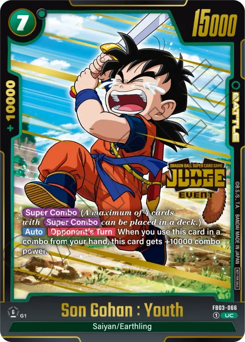 Son Gohan : Youth, Raging Roar #FB03-066_p1