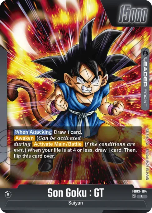 Son Goku : GT, Raging Roar #FB03-104