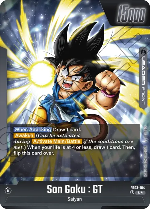 Son Goku : GT, Raging Roar #FB03-104_p1