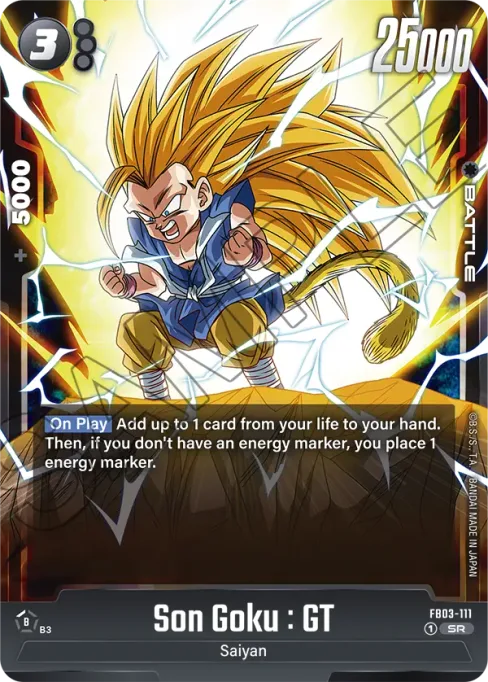 Son Goku : GT, Raging Roar #FB03-111