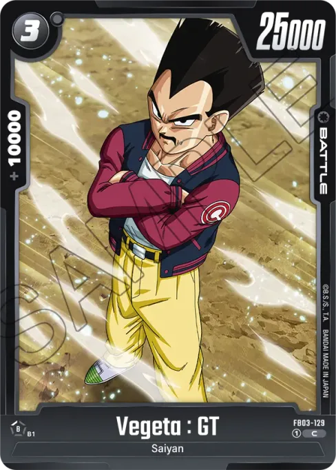 Vegeta : GT, Raging Roar #FB03-129