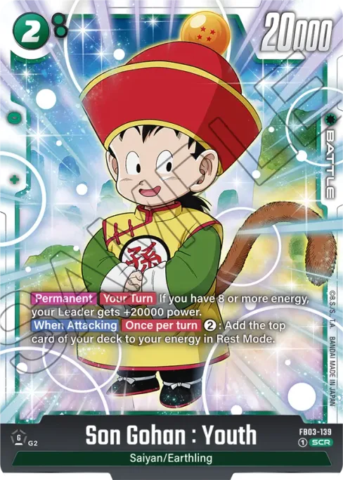 Son Gohan : Youth, Raging Roar #FB03-139