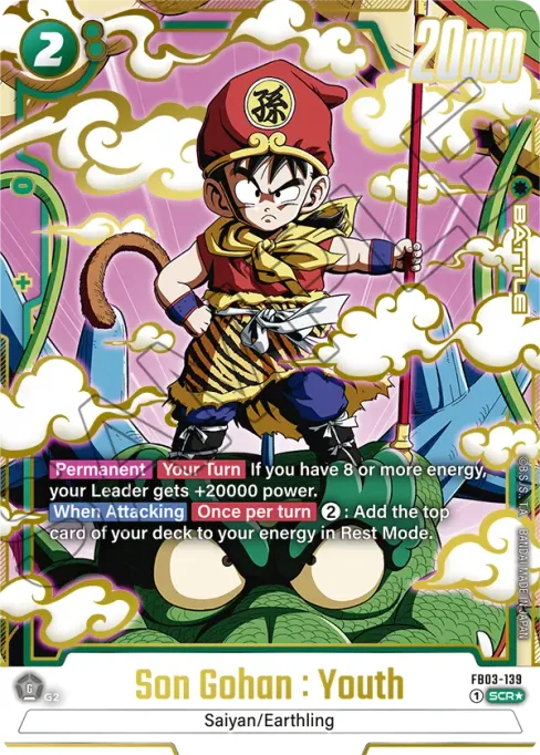 Son Gohan : Youth, Raging Roar #FB03-139_p1