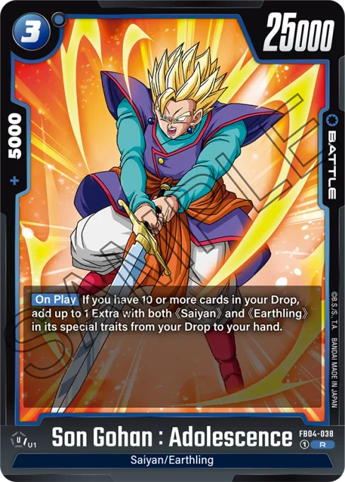 Son Gohan : Adolescence, Ultra Limit #FB04-038