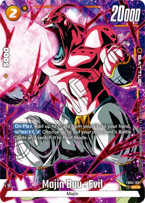Majin Buu : Evil, Ultra Limit #FB04-091_p2