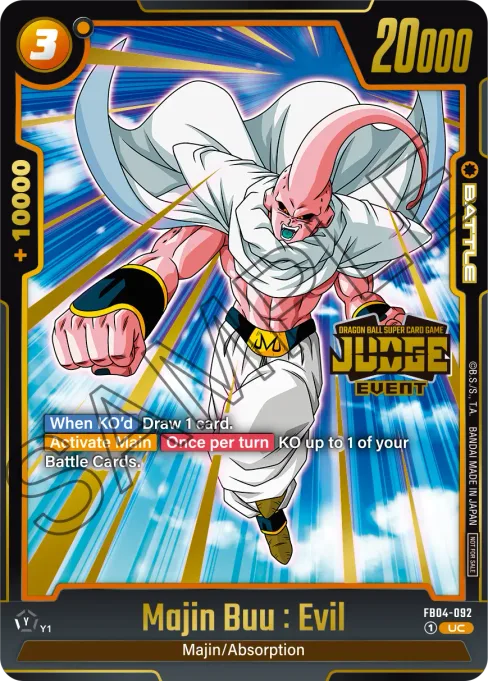 Majin Buu : Evil, Ultra Limit #FB04-092_p1