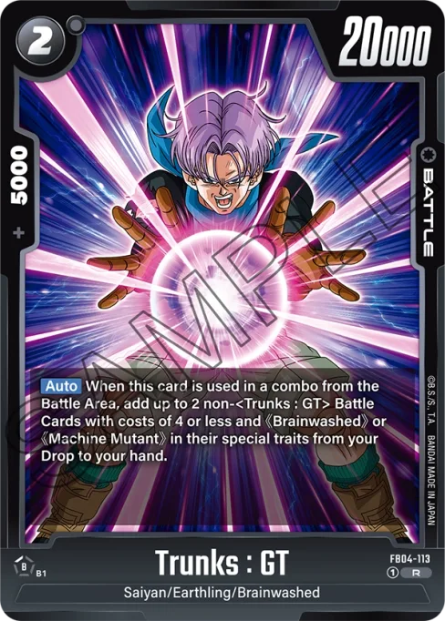 Trunks : GT, Ultra Limit #FB04-113