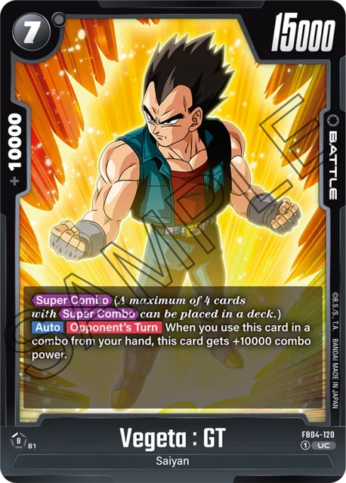 Vegeta : GT, Ultra Limit #FB04-120